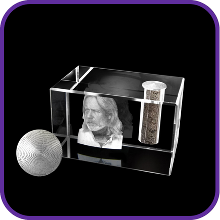 FotoGlas met mini urn